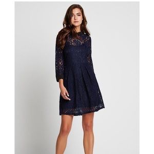 [BCBGeneration] Navy & Black Lace Dress